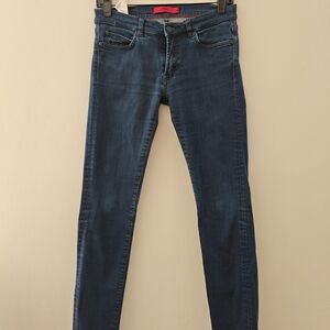 Boss Women's Blue Jeans Skinny Mid Rise Size 26